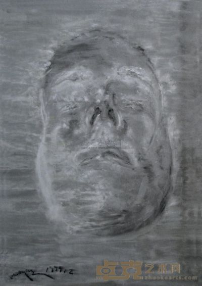 毛焰  1999年作 托马斯肖像·人物肖像-1 35×25cm