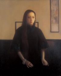 王玉琦 1990年作 女子肖像