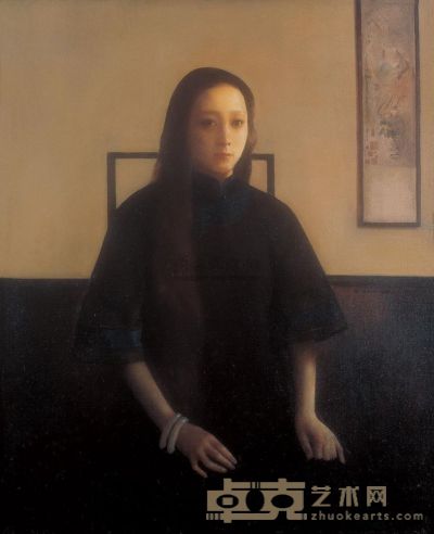 王玉琦 1990年作 女子肖像 74×60cm