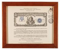 1977年美国钱币学会年会参与纪念钞一枚