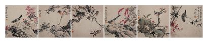花鸟册页8开