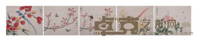 花鸟册页（10选六） 25×28×10