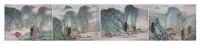 山水镜片