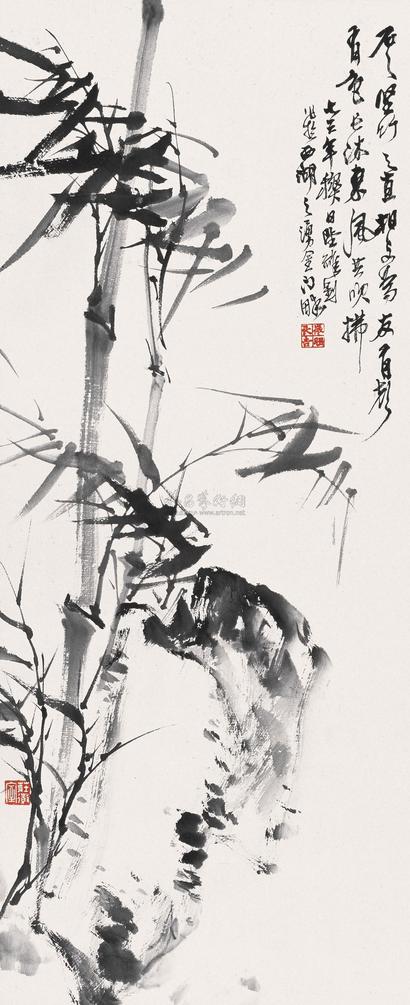 陆维钊 1973年作 节节高升 立轴