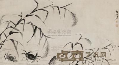 招子庸 蟹 镜片 83×151cm