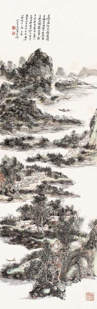 黄宾虹 1947年作 太湖怀古 立轴