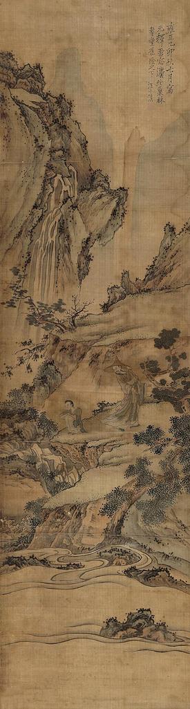 汪士慎 幽风图 立轴