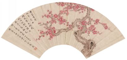 梅花扇面