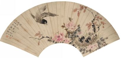 花鸟扇面