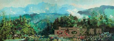 何孔德 重上井冈山 170×430cm