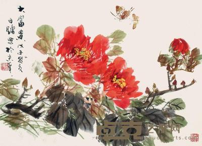 田镛 2008年作 大富贵 立轴 55×76cm