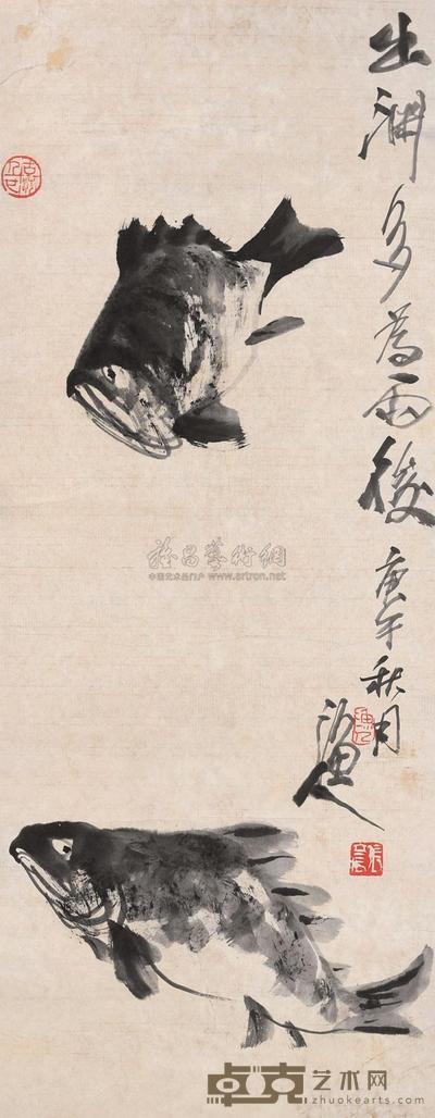 张立辰 出渊 立轴 96×38cm