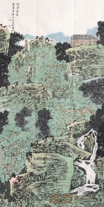满维起 和谐家园 软片 136×69cm
