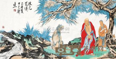 范扬 伏虎罗汉 软片 69×137cm