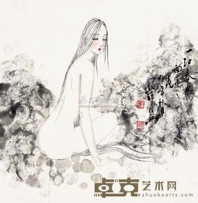 薛林兴 人物 软片 68×64cm