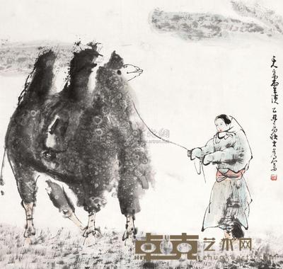 刘大为 人物 镜心 63×66cm