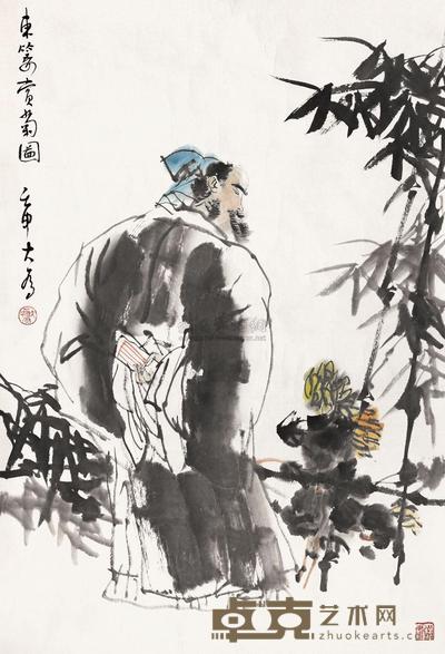 刘大为 人物 镜心 69×46cm