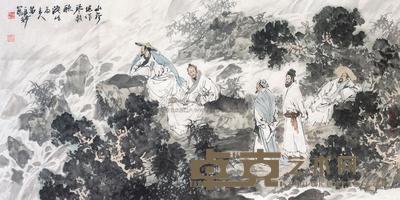 苗再新 人物 软片 69×137cm