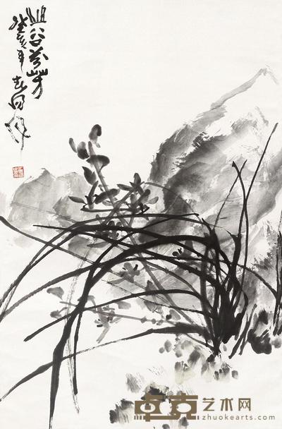 霍春阳 幽谷芬芳 立轴 104×68cm