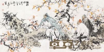 苗再新 秋声 软片 68×136cm