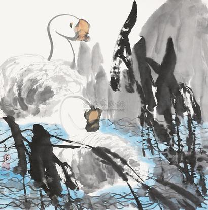 张玉民 花鸟 立轴