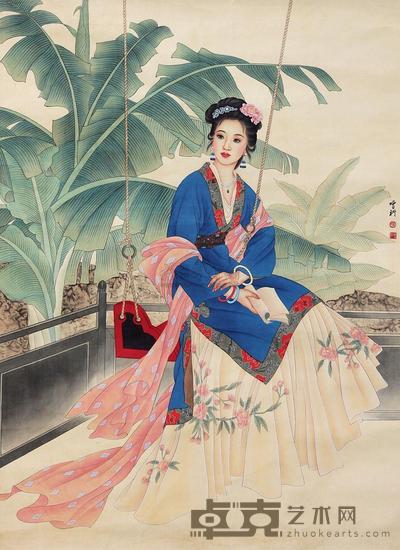 郑增科 人物 镜心 107×78cm