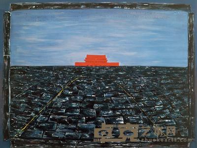 张晓刚 天安门No.2(10/130) 78×119cm