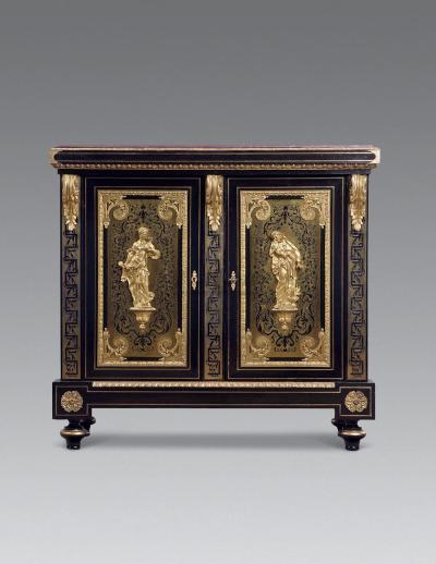 19世纪 法国拿破仑三世“布尔”实木双门柜
