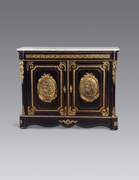 19世纪 法国拿破仑三世实木双门柜