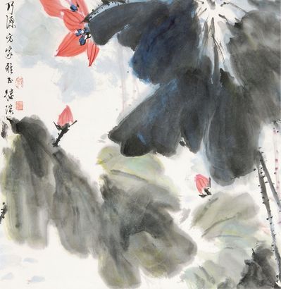 刘继瑛 花卉 立轴