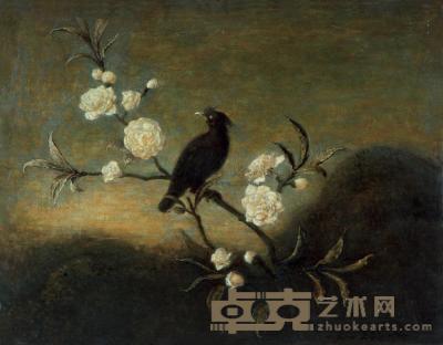 李尤松 1999年作 花鸟 50×65cm