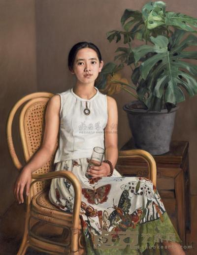 杨飞云 2004年作 怡然 96×124cm