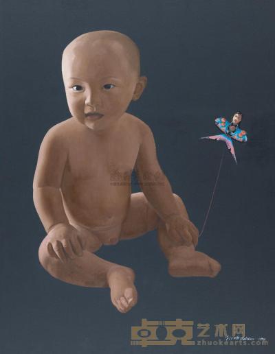 马六明 1998年作 婴孩5号 1998 116×90cm