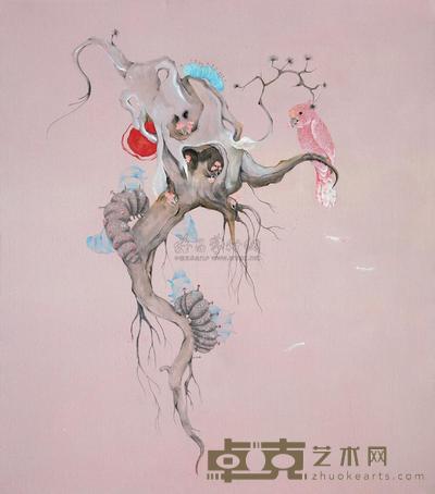 贺娟 2010年作 悬浮的生命 150×170cm