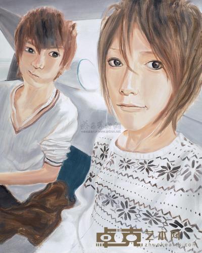 黄鹤 2009年作 出租车 120×150cm