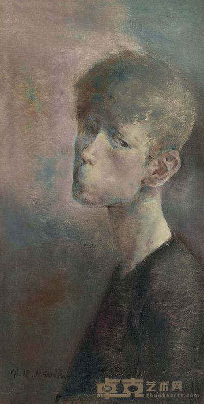 孙宇 2008年作 无语 30×60cm