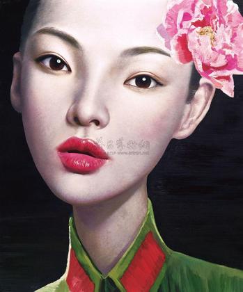 凌健 2009年作 牡丹