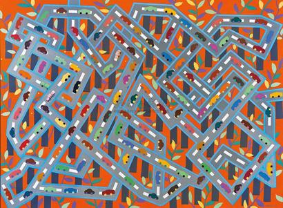 岳敏君 2006年作 迷宫 — 3