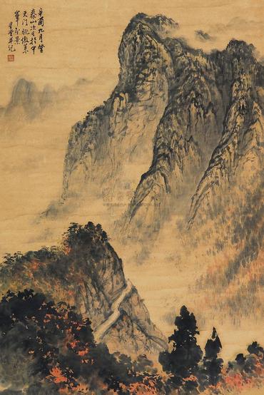 卢星堂 山水 立轴