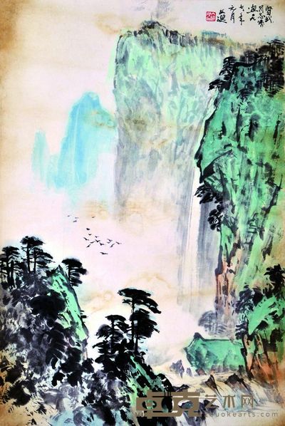 山水 70×47