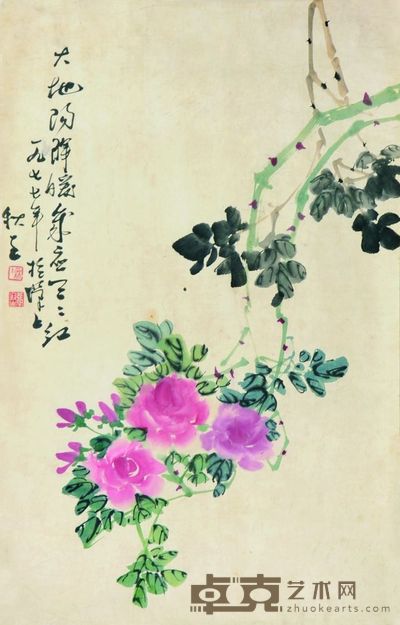 花卉 68×42