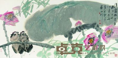 花鸟-清露 137×68