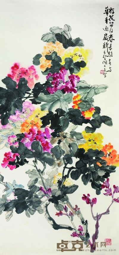 牡丹 131×61