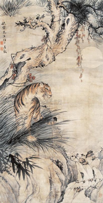 房毅 松风图 立轴