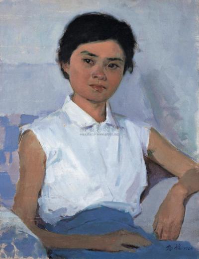 靳尚谊 1960年作 肖像