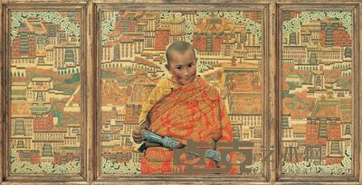 金甲镇 1993年作 吉日 55×104cm