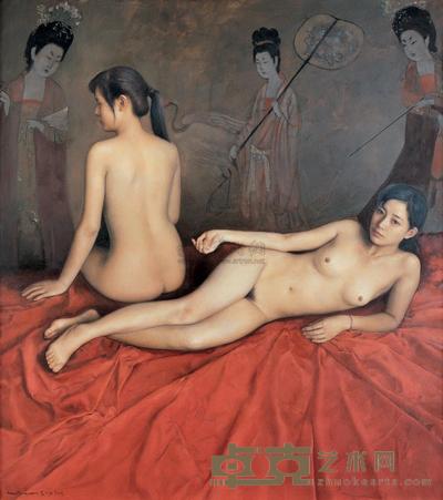 袁正阳 2008年作 中国红之五 170×150cm