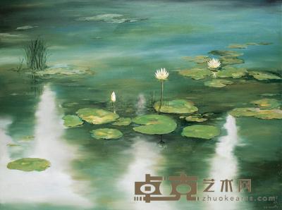 陈钰夫 2008年作 西湖荷花Ⅱ 150×200cm