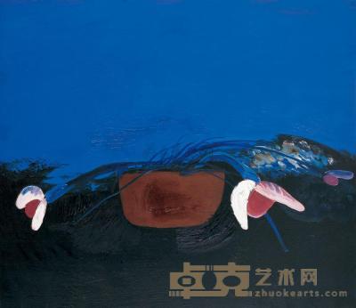 李山（油） 1988年作 胭脂系列 109×127cm
