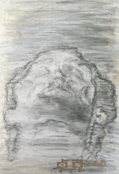 毛焰 1999年作 人物肖像 85×58cm
